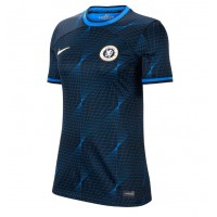 Camisa de Futebol Chelsea Axel Disasi #2 Equipamento Secundário Mulheres 2023-24 Manga Curta